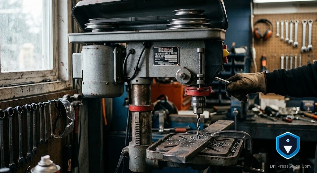 Central Machinery 16-Speed Drill Press: Models, Capacity, and Parts Support Explained